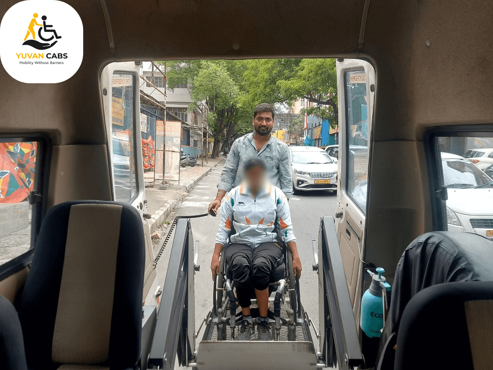 Wheelchair taxi patient transport service