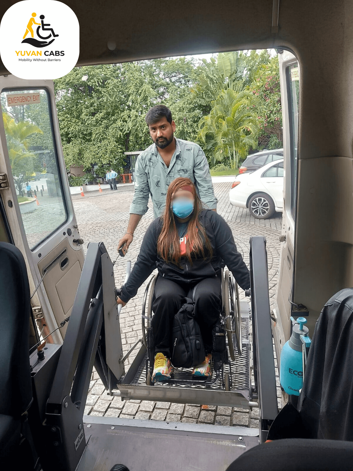 Wheelchair taxi patient transport service