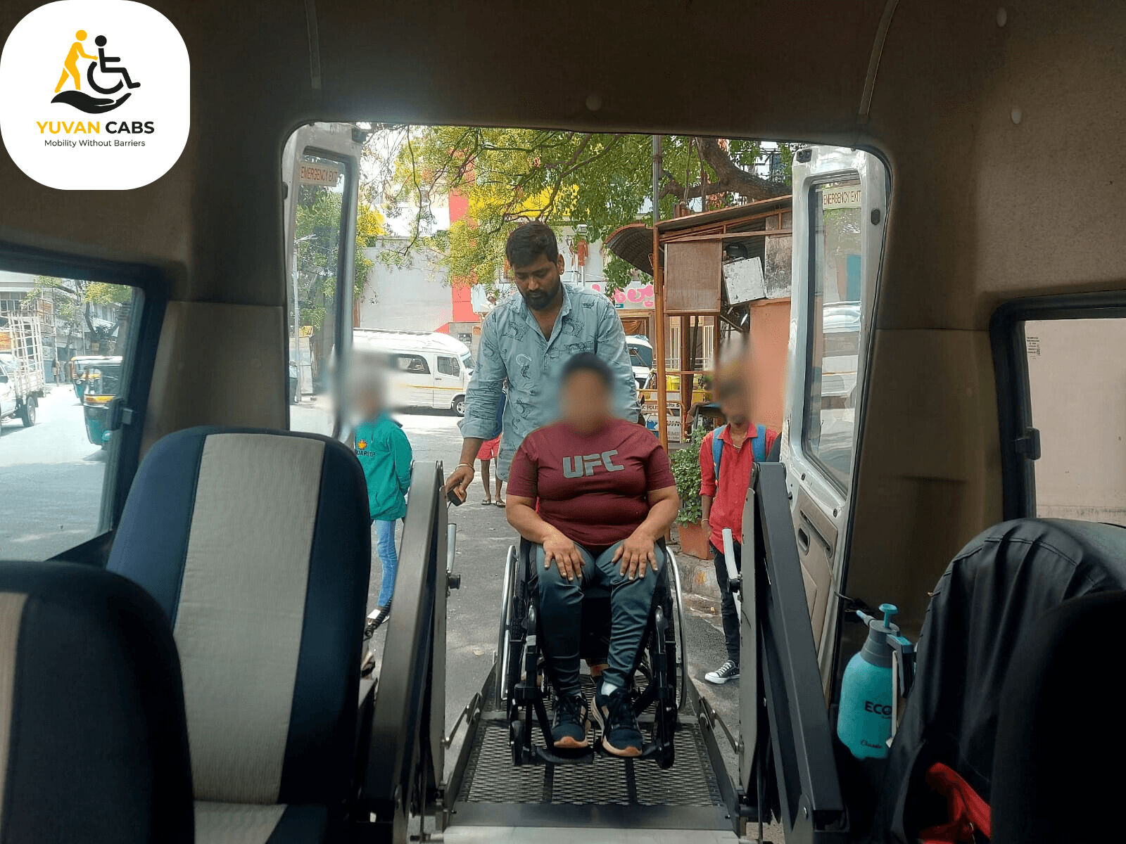 Wheelchair taxi patient transport service