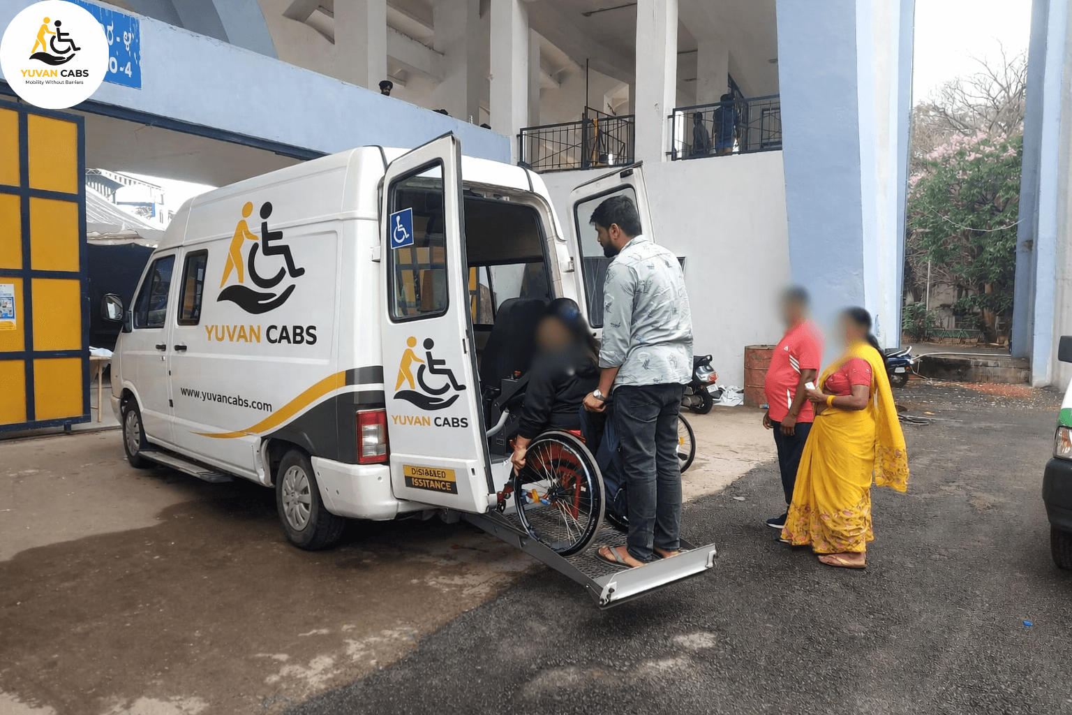 Wheelchair taxi patient transport service