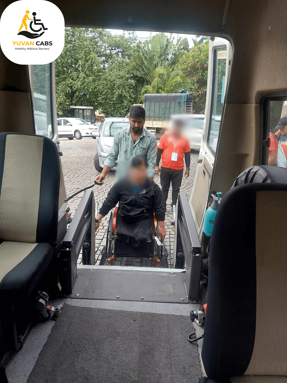 Wheelchair taxi patient transport service