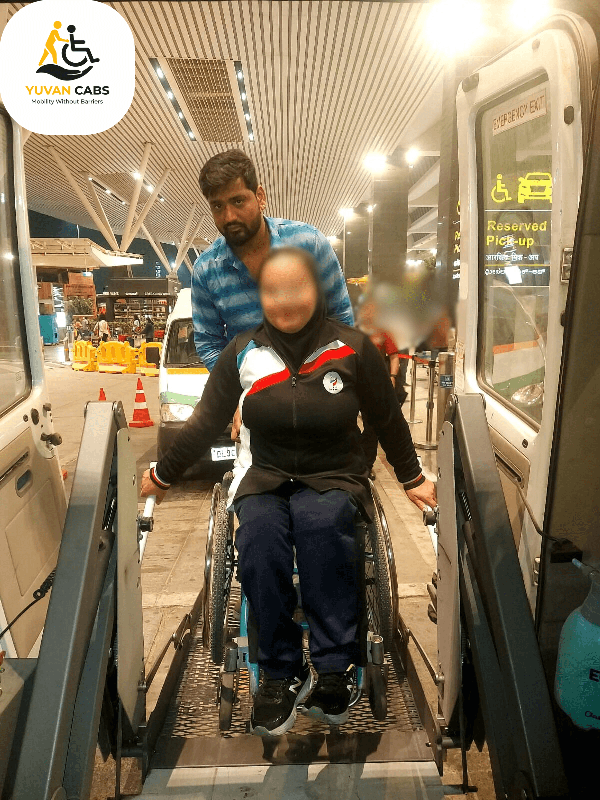 Wheelchair taxi patient transport service