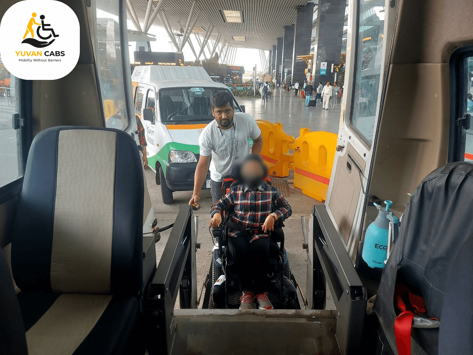 Wheelchair taxi patient transport service
